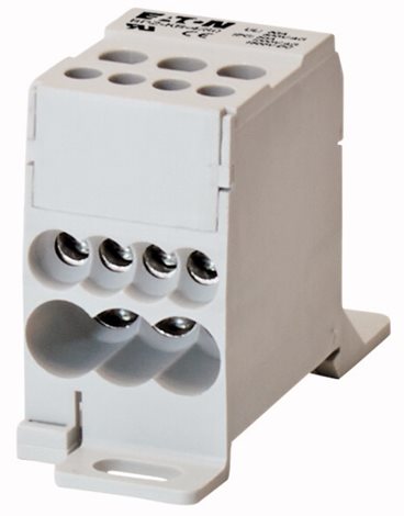BPZ-KB-6/80-ALU Svorkovnice 1pól 1->4+2 vodiče Cu/Al, 80A