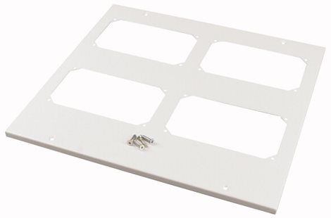 XSPTF1206 Horní/dolní kryt s výřezy pro příruby F3A, IP55, ŠxH=1200x600