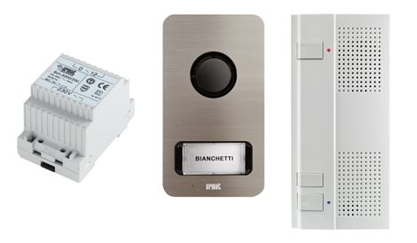1122/61 Soupr. 2-vodič. domovního tel. pro 1 účastníka,  1134 Hands-free, panel MIKRA 1122 2