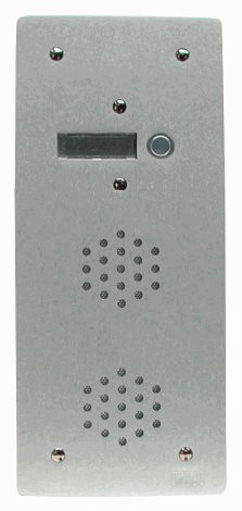 AV1002P Vandalizmu odolný tlač. panel, 2 tl., 1 sloupec