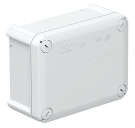T 100 OE Odbočná hranatá krabice, Vnější rozměry: 150 x 116 x 67 mm