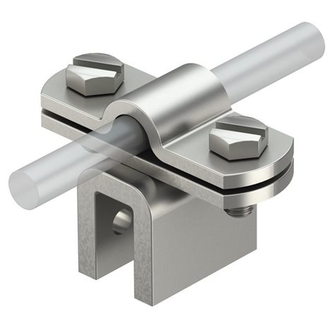 270 8-10 VA Lemová a konstrukční svorka, 8/10mm, Nerez ocel, materiál 1.4307, A2, 1.4301 2