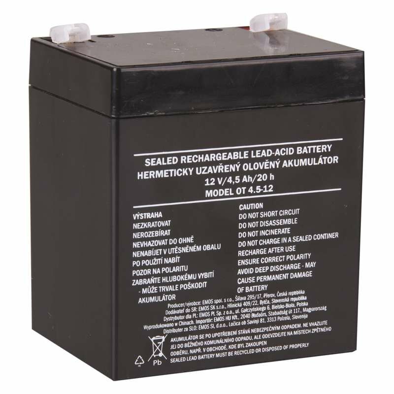 Batería De Acido De Plomo Sellada 12V/5-4.5A Nextlink