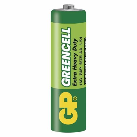 B1220 GP zinková baterie GREENCELL AA (R6) 4SH 3