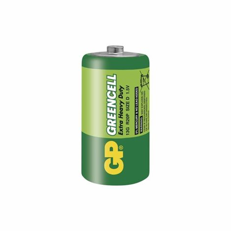 GP 13G GP BAT. GREENCELL R20 2SH 2