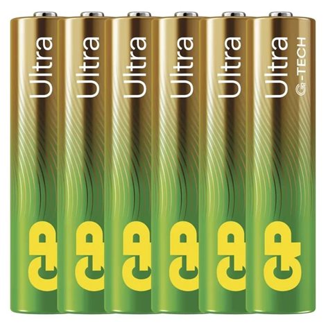 B0211V GP alkalická baterie ULTRA AAA (LR03) 6ks val.pack 2