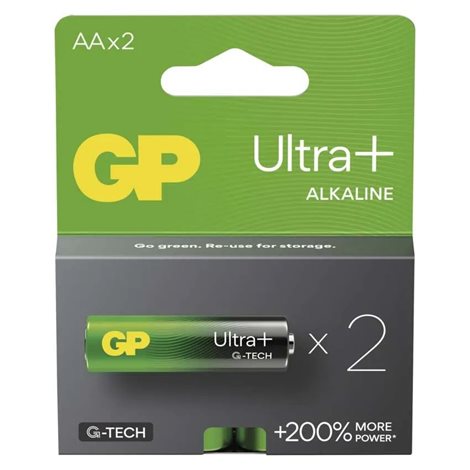 B03212 GP alkalická baterie ULTRA PLUS AA (LR6) 2PP 1