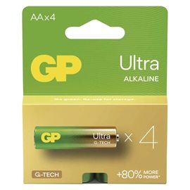 B02214 GP alkalická baterie ULTRA AA (LR6) 4PP MB