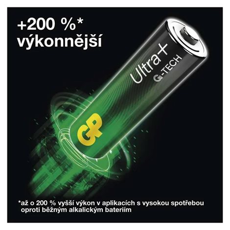 B03312 GP alkalická baterie ULTRA PLUS C (LR14) 2PP 3