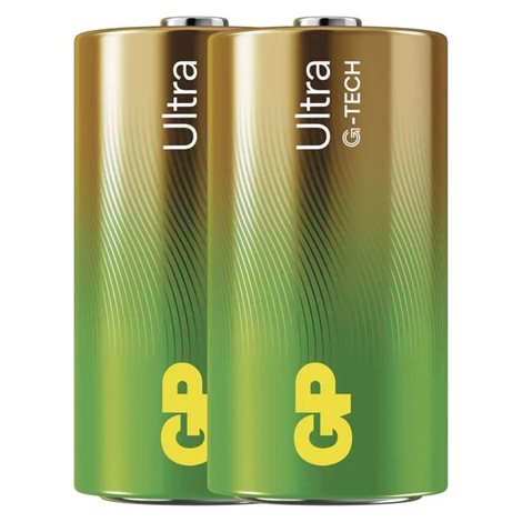 B02312 GP alkalická baterie ULTRA C (LR14) 2PP 2