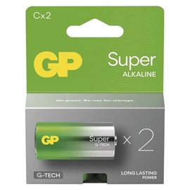 B01312 GP alkalická baterie SUPER C (LR14) 2PP