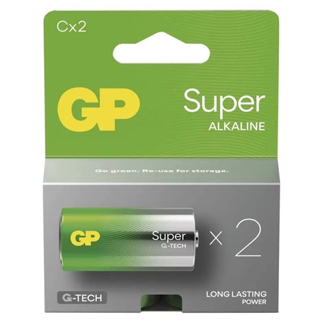 B01312 GP alkalická baterie SUPER C (LR14) 2PP 1