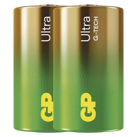 B02412 GP alkalická baterie ULTRA D (LR20) 2PP 2