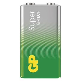 B01501 GP alkalická baterie SUPER 9V (6LR61) 1SH