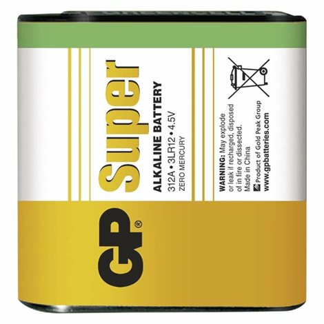B1360 Alkalická baterie GP Super 3LR12 (4,5V)