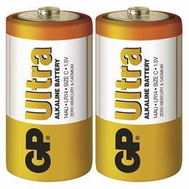 B1930 GP alkalická baterie ULTRA C 14AU 1,5V (LR14) 2SH