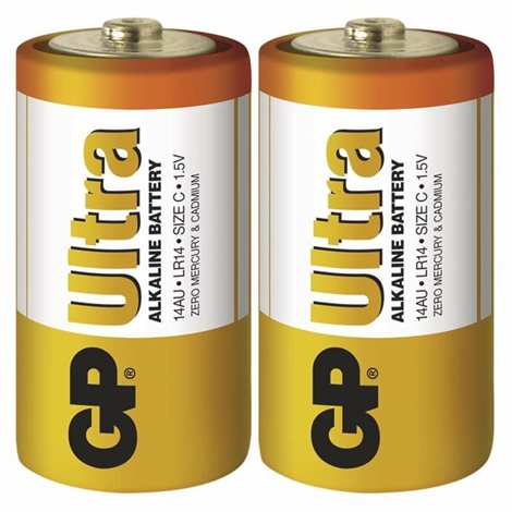 B1930 GP alkalická baterie ULTRA C 14AU 1,5V (LR14) 2SH 1