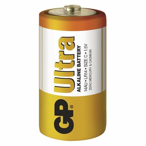 B1930 GP alkalická baterie ULTRA C 14AU 1,5V (LR14) 2SH 3