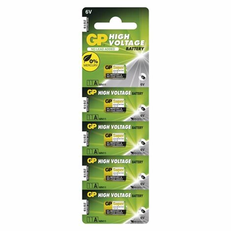 B1302 Alkalická speciální baterie GP 11AF (MN11) 6V, 5BL 2