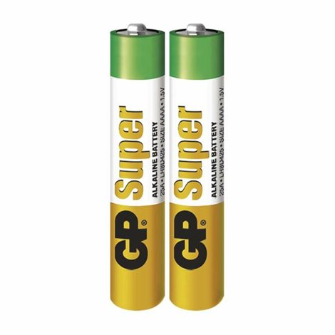 B1306 Alkalická speciální baterie GP 25A (AAAA, LR61) 1,5 V, 2BL 2