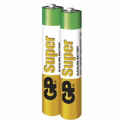 B1306 Alkalická speciální baterie GP 25A (AAAA, LR61) 1,5 V, 2BL 3