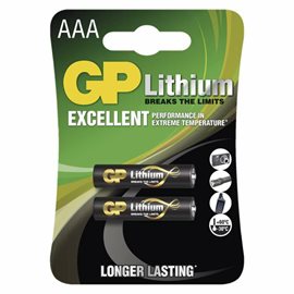 GP baterie lithiová HR03 (AAA), blistr
