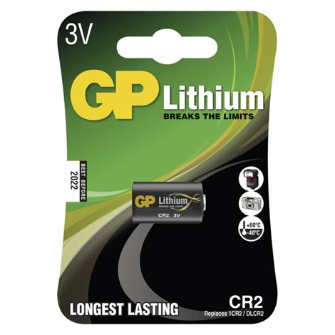 B1506 Lithiová baterie GP CR2 3V 800mAh 1