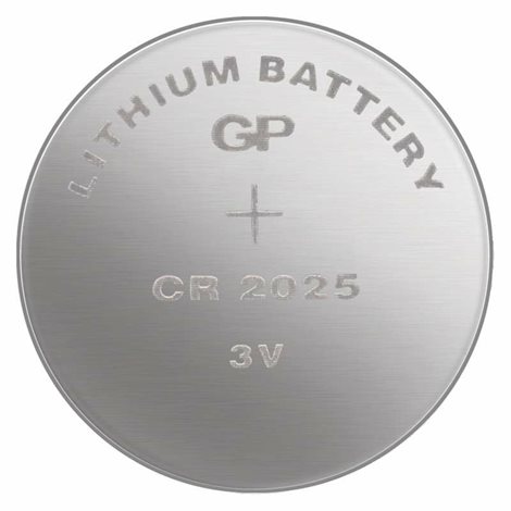 B1525 Lithiová knoflíková baterie GP CR2025, 5BL 1
