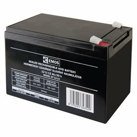 B9656 Bezúdržbový olověný akumulátor 12 V/12 Ah, faston 6,3 mm