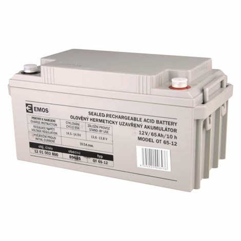 B9685 OT 65-12 AKUMULÁTOR SLA 12 V 65 Ah M8