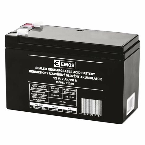 B9691 E1270 AKUMULÁTOR SLA 12V 7Ah Fa4,7 1
