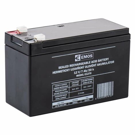 B9691 E1270 AKUMULÁTOR SLA 12V 7Ah Fa4,7 2