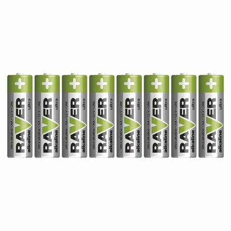 B79218 RAVER ALKALINE LR6 RAVER BAT. ALK. LR6 8SH  1