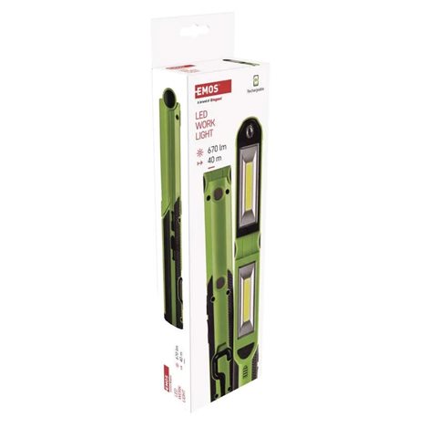 P4535 COB LED nabíjecí pracovní svítilna 670lm 2200mAh 17