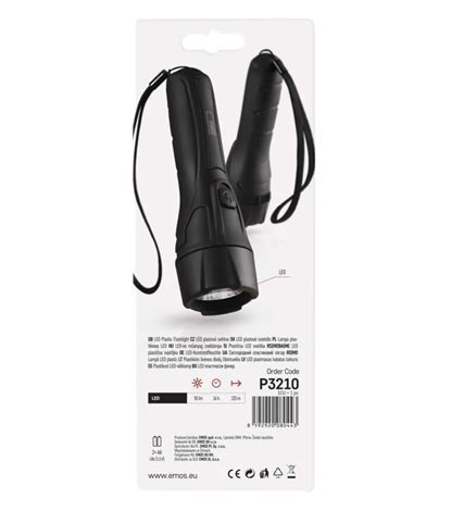 P3210 LED ruční svítilna 55lm 2x AA 6