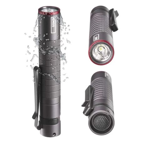 P3150 CREE LED kovová svítilna Ultibright 50 100lm 1x AAA 9