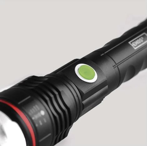 P3116 LED nabíjecí kovová svítilna 600lm 2000mAh 6
