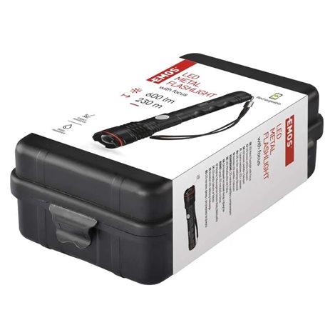 P3116 LED nabíjecí kovová svítilna 600lm 2000mAh 13