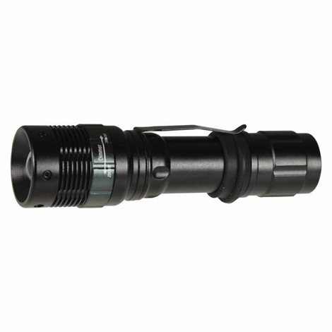 P3839 LED kovová svítilna 3W 3xAAA + držák 1