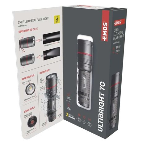P3170 LED SVÍTILNA ULTIBRIGHT 70 340lm 3×AAA 18