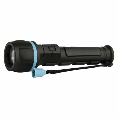 P3861 LED ruční gumová svítilna 20lm 3LED 2xAA 2