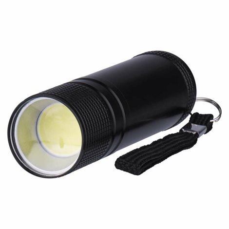 P3894 COB LED ruční kovová svítilna 100lm 3x AAA 6