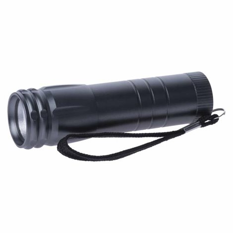 P4705 COB LED ruční kovová svítilna 100lm 3x AAA 1