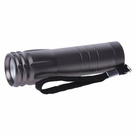 P4705 COB LED ruční kovová svítilna 100lm 3x AAA 2