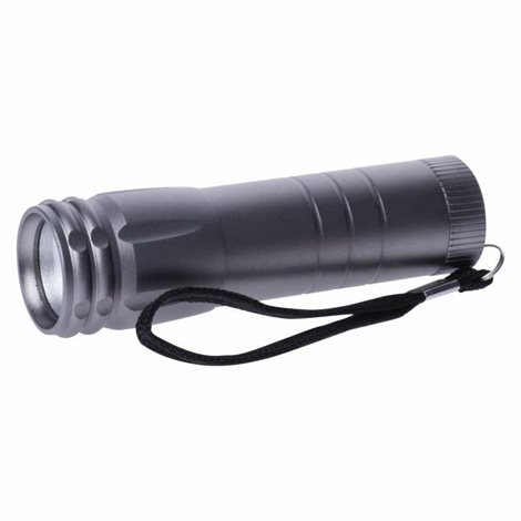 P4705 COB LED ruční kovová svítilna 100lm 3x AAA 3