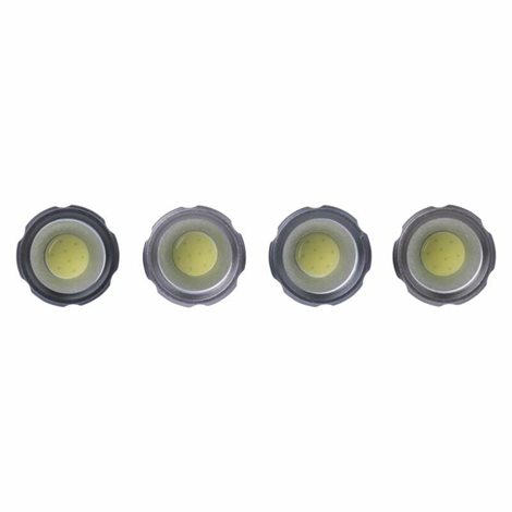 P4705 COB LED ruční kovová svítilna 100lm 3x AAA 6