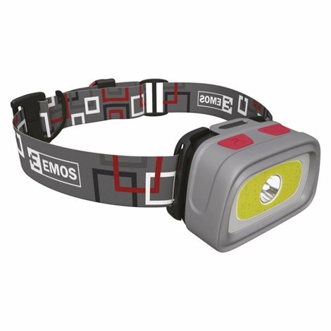 P3531 OL1801 ČELOVKA COB + CREE LED 3× AAA 4