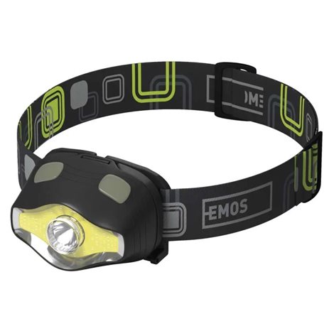 P3536 ČELOVKA 3W LED + COB 1