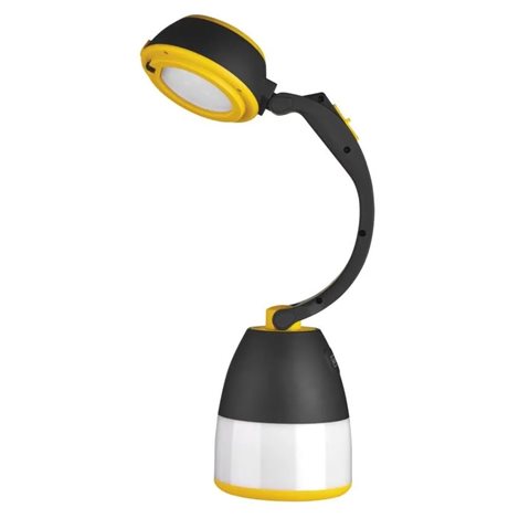 P4008 LED multifunkční kempingová svítilna 215lm 3x AA 5