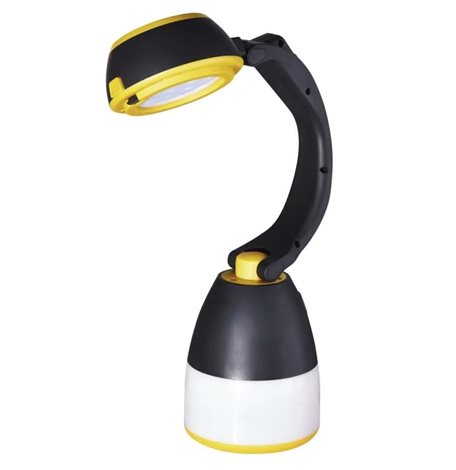P4008 LED multifunkční kempingová svítilna 215lm 3x AA 6